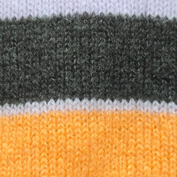 Colorful striped cashmere scarf Hilfiger - Picture 6 of 10